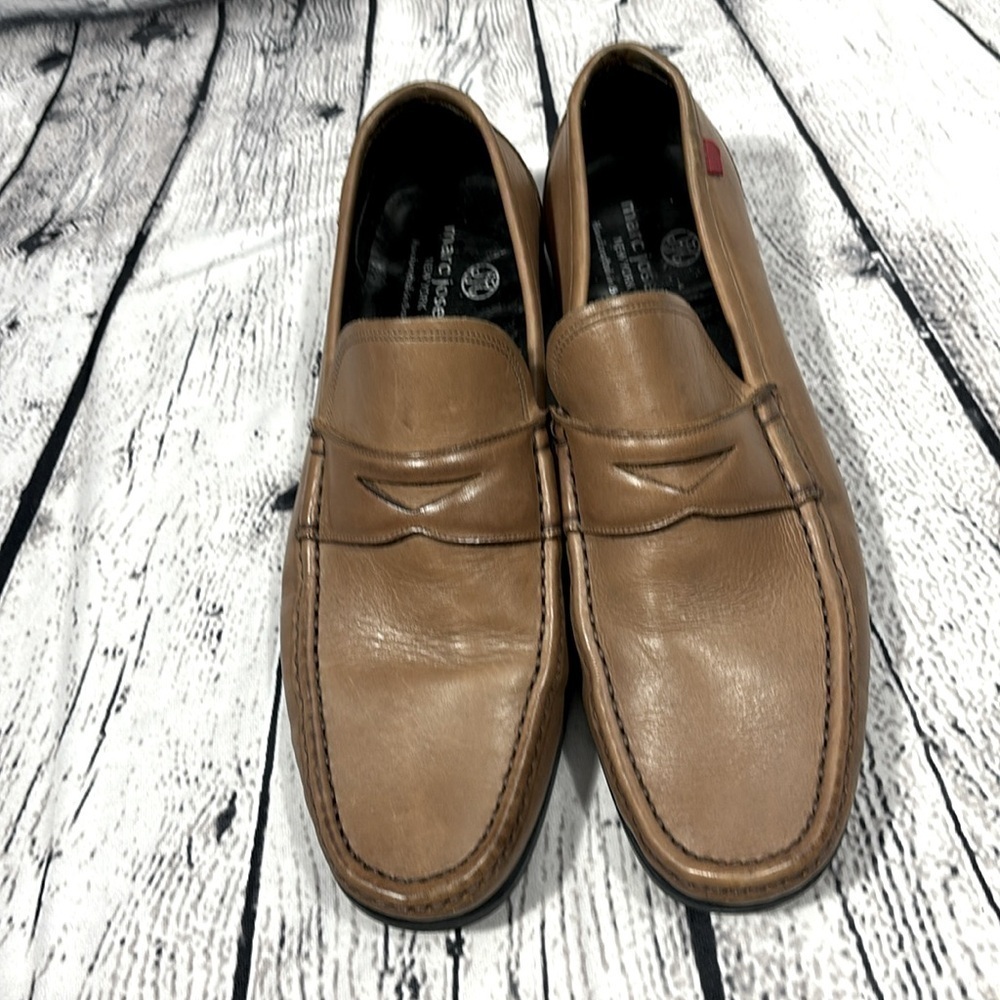 Marc Joseph Men’s Light Brown Size 10 Leather Shoes